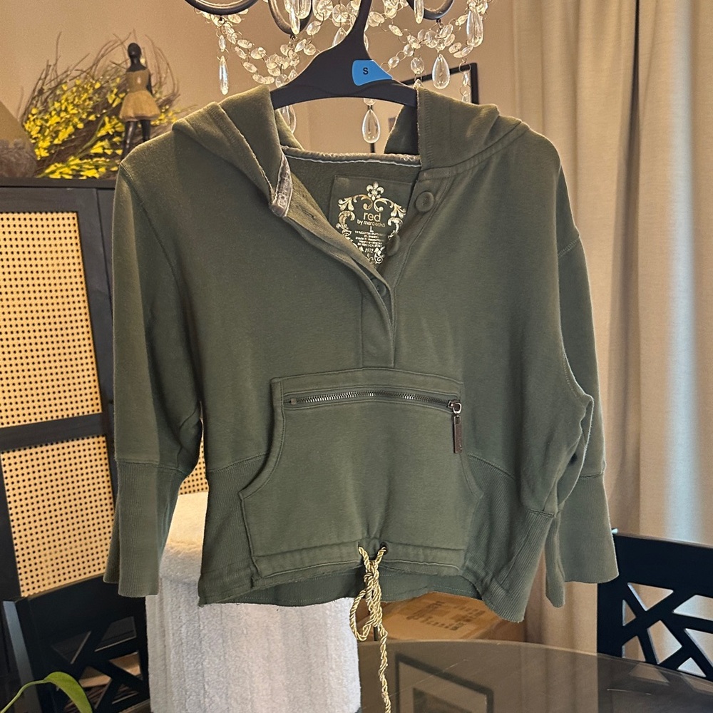 Marc Ecko kids large Olive Green Button-Up Jacket